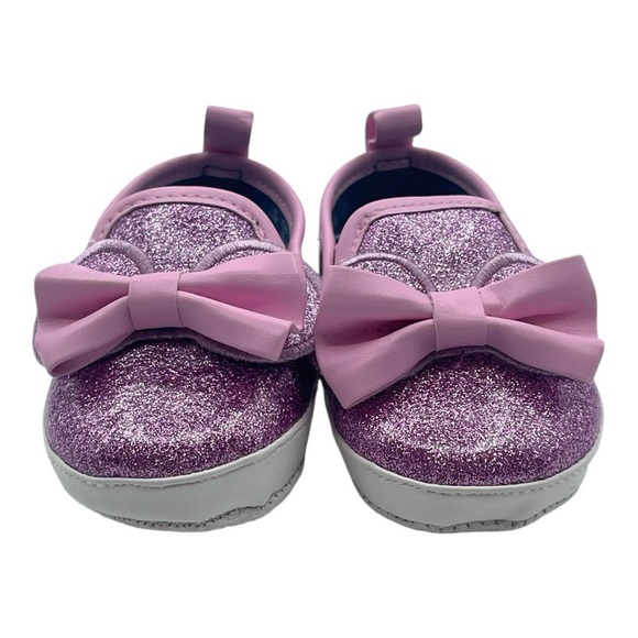032 Minnie Mouse Pink Glitter Shoes - Picture 3 of 7